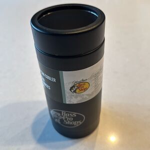 Bass pro shops  12 oz slim can cooler new with tags, great gift with 6 pack.